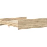  Okvir kreveta s uzglavljem i podnožjem boja hrasta 160 x 200 cm | shoptok.hr