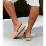 Gemre Capovalle Orange Woven Mules | Shoptok.si