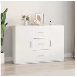  Komoda bijela 91 x 29 5 x 65 cm od konstruiranog drva | shoptok.hr