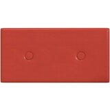 vidaXL Stenski paneli 12 kosov rdeči 30x15 cm umetno usnje 0,54 m² | Shoptok.si