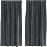  Zavjese za zamračivanje 2 pcs Svijetlo siva 140 x 175 cm Baršun | shoptok.hr
