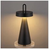  LED prigušiva spoljašnja punjiva dodirna stona lampa HALO LED/1,5W/3,7V 3000 mAh IP44 crna Cene