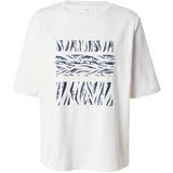 s.Oliver BLACK LABEL Majica mornarsko plava / svijetloplava / bijela | shoptok.hr