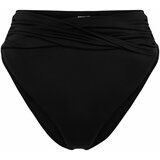 Trendyol Black Knotted High Waist Bikini Bottom Cene