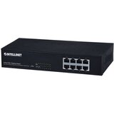Intellinet 8-Port Fast Ethernet PoE+ Switch, 8 x PoE ports, IEEE 802.3at/af Power-over-Ethernet (PoE+/PoE), Endspan, Desktop, Box u