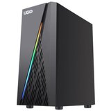 UGD Kuciste Magnum 351, ATX, providna stranica, ugradjeno 2xRGB kulera, Crno | ePonuda.com