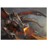  Samoljepljiva foto tapeta - Dragon fire 392x280 | shoptok.hr