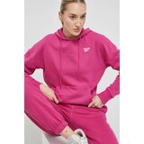 Reebok Dukserica za žene, boja: ružičasta, s kapuljačom, glatka | shoptok.hr