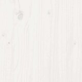  Dnevna postelja s streho bela 80x200 cm trdna borovina | Shoptok.si