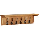  Vješalica za kapute 60 x 16 x 16 cm od masivne hrastovine Cijene