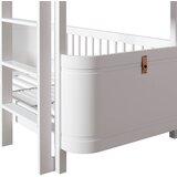 Oliver Furniture® krevet na kat mini+ low bunk bed 60x160 white | shoptok.hr