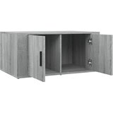  Stolić za kavu boja sivog hrasta 80x50x36 cm konstruirano drvo | shoptok.hr
