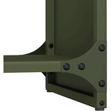  stojalo za drva olivno zelena 40x30x80 cm hladno valjano jeklo | Shoptok.si
