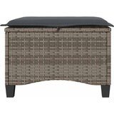  Vrtni tabure s jastucima 2 kom sivi 55x55x36 cm poliratan | Eponuda.com
