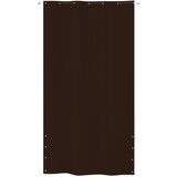 Balkonski zastor smeđi 140 x 240 cm od tkanine Oxford | shoptok.hr