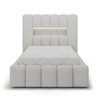 ELTAP Krem tapecirani krevet s prostorom za odlaganje s podnicom 90x200 cm Lamica – | shoptok.hr
