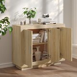  Komoda boja hrasta sonome 92x35x75 cm od konstruiranog drva | shoptok.hr