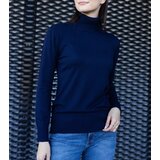  Navy loose-fit turtleneck Nida | Shoptok.si