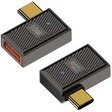 INF USB A ženski na USB C moški adapter 120W s stranskim upogibom, (5000291589) Cene