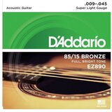 D'Addario Žice za akustičnu gitaru EZ890, 6 žica Cene