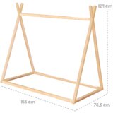 Roba Dječji krevet u obliku kućice 70x140 cm u prirodnoj boji Montessori – | shoptok.hr