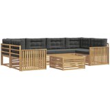  Set vanjskih sofa 7 kom. Bijela i antracit | shoptok.hr
