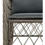  7-dijelni vrtni blagovaonski set sivi od poliratana | shoptok.hr