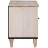 TV ormar Bjeli izbijeljeni 80 x 33 x 46 cm Čvrsto drvo manga | shoptok.hr