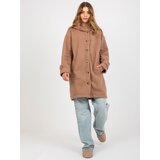 RELEVANCE Coat RV-PL-8449.98P-light brown | Shoptok.si