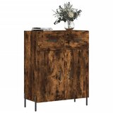  Komoda boja dimljenog hrasta 69,5x34x90 cm konstruirano drvo | shoptok.hr