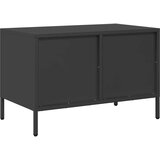 vidaXL TV ormarić crni 68 x 39 x 43,5 cm hladno valjani čelik | shoptok.hr