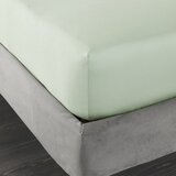 Bianca Svetlo zelena napenjalna rjuha iz bombažnega satena 90x190 cm Cotton Sateen – | Shoptok.si