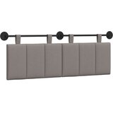  Držeće uzglavlje Zidne Sivo-smeđa 150 x 55 x 5 cm tkanina - Sivo-smeđa 140 cm bez LED | shoptok.hr