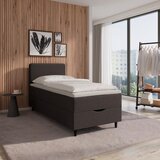 Bessagi Home Postelja Z Vzmetnico Vida, Antracit, Nadvložek, 90x200 Cene