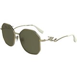 Karl Lagerfeld KL358S 714 ONE SIZE (57) Zlata/Zelena | Shoptok.si