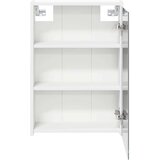  Kopalniška ogledalna omara s polico Bela 43 x 16 x 62.5 cm, (5000233115) | Shoptok.si