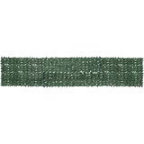 Balkonski zastor s tamnozelenim lišćem 500 x 100 cm | shoptok.hr