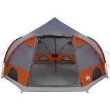 Šator s kupolom s krovom Siva i narančasta 505 x 450 x 248 cm | shoptok.hr