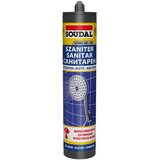 SOUDAL SANITARNI SILIKON 280ml Siva | ePonuda.com