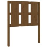 vidaXL Posteljno vzglavje medeno rjavo 80,5x4x100 cm trdna borovina | Shoptok.si