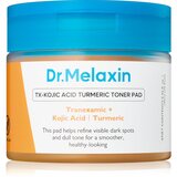 Dr. Melaxin TX Kojic Acid Turmeric Toner Pad blazinice natopljene tonerom za ujednačavanje tena lica 70 kom | shoptok.hr
