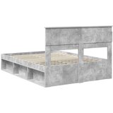 Konstrukcija postelje z vzmetnico Betonsko siva 150 x 200 cm, (5000103746) | Shoptok.si