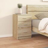 vidaXL Nočna omarica sonoma hrast 40x40x63 cm konstruiran les | Shoptok.si