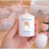  Spominsko darilo za krst – personalizirana mala svečka KRDAR 700-01 | Shoptok.si