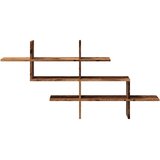  Zidna polica boja staro drvo 124,5x18x60,5 cm konstruirano drvo | shoptok.hr