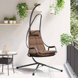  Viseća jaja stolica Boja kafe 94 x 107 x 196,5 cm Čelik | shoptok.hr