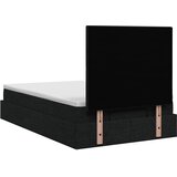 Podesivi krevet s madracem Crna 120 x 190 cm Tkanina | shoptok.hr