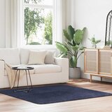 vidaXL Košata preproga mornarsko 160x160 cm poliester | Shoptok.si