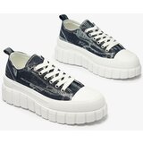 Resti Navy blue women's platform sneakers Deksif | shoptok.hr