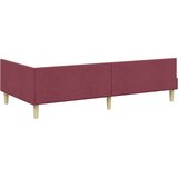  Kutni okvir kreveta Vinska crvena 80 x 200 cm tkanina | shoptok.hr